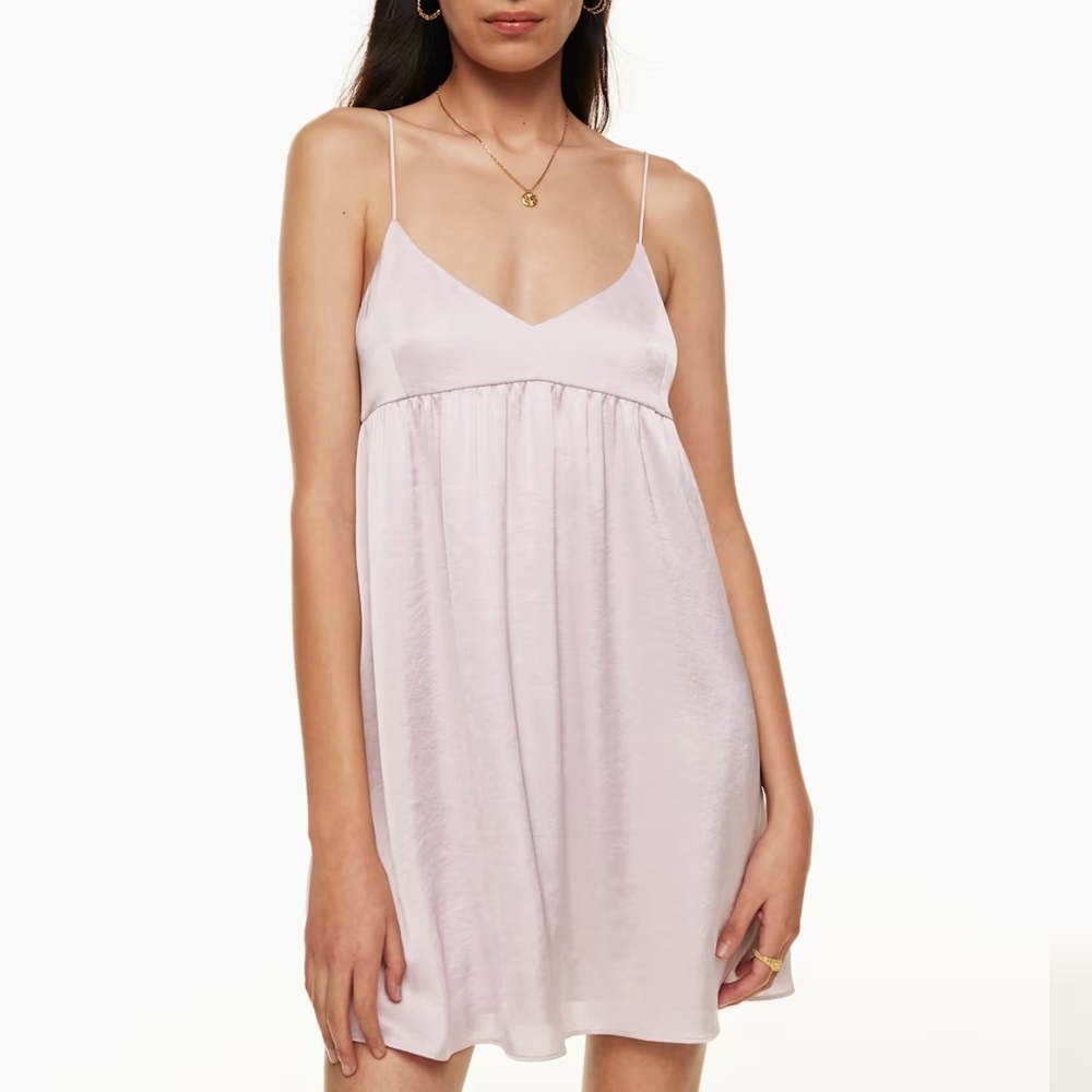 Lover Satin Midi Dress - Cloudy Lavender